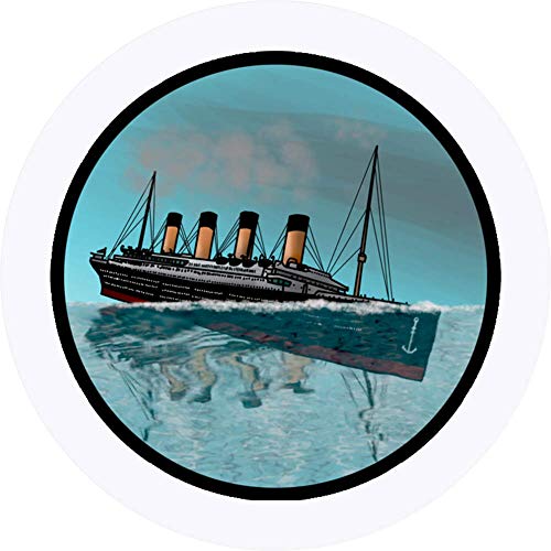 24 x 40mm 'Sinkende Titanic' Aufklebern/Stickers (SK00039701) von Azeeda