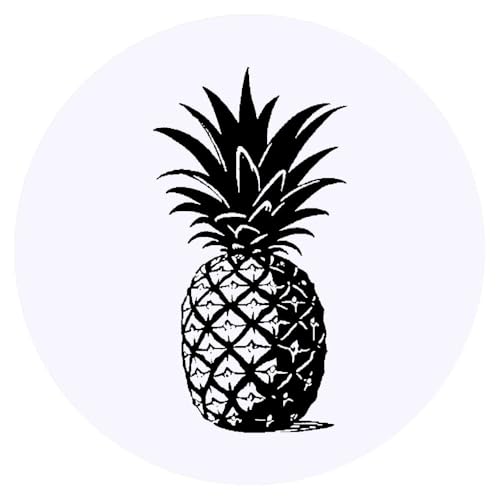 Azeeda 24 x 'Einzelne Ananas' Aufkleber - für Basteln, Scrapbooking und Etikettierung (SK00069517) von Azeeda