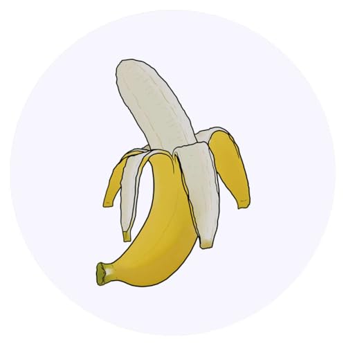 Azeeda 24 x 'Geschälte Banane' Aufkleber - für Basteln, Scrapbooking und Etikettierung (SK00040972) von Azeeda