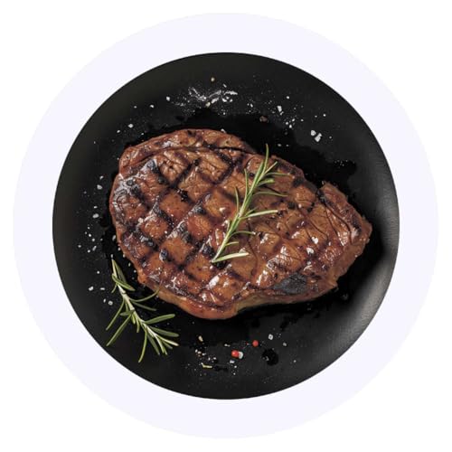 Azeeda 24 x 'Gut durchgebratenes Steak' Aufkleber - für Basteln, Scrapbooking und Etikettierung (SK00067399) von Azeeda