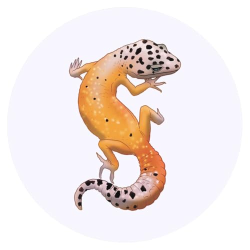 Azeeda 24 x 'Leopardgecko' Aufkleber - für Basteln, Scrapbooking und Etikettierung (SK00071847) von Azeeda