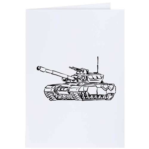 Azeeda 4 x 'Armee-Behälter' Geschenkanhänger (GI00034823) von Azeeda