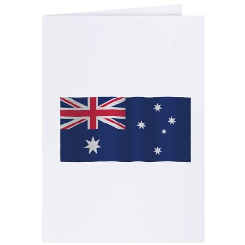 Azeeda 4 x 'Australische Flagge schwenken' Geschenkanhänger (GI00069441) von Azeeda