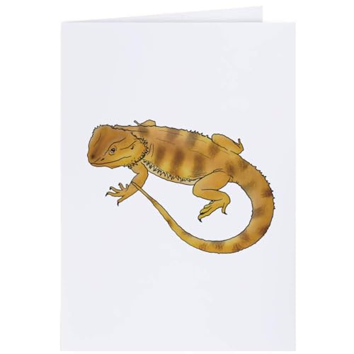 Azeeda 4 x 'Bärtiger Drache' Geschenkanhänger (GI00035127) von Azeeda