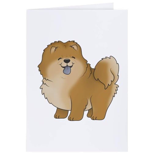 Azeeda 4 x 'Chow Chow Hund' Geschenkanhänger (GI00037993) von Azeeda