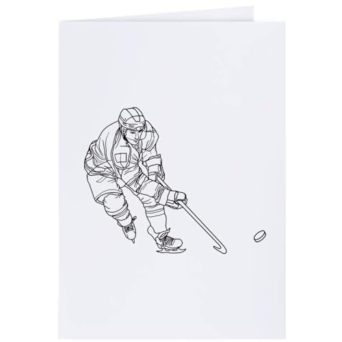 Azeeda 4 x 'Eishockeyspieler' Geschenkanhänger (GI00036919) von Azeeda