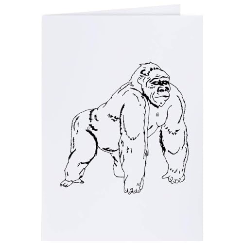 Azeeda 4 x 'Gorilla' Geschenkanhänger (GI00040933) von Azeeda