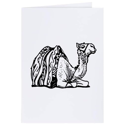 Azeeda 4 x 'Kamel sitzen' Geschenkanhänger (GI00036338) von Azeeda