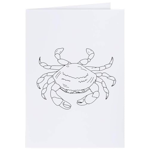 Azeeda 4 x 'Krabbe' Geschenkanhänger (GI00066651) von Azeeda