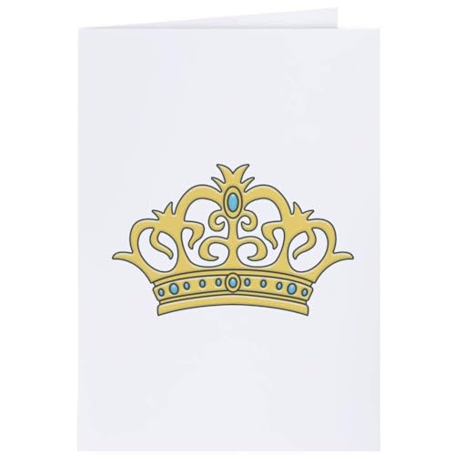 Azeeda 4 x 'Krone' Geschenkanhänger (GI00027193) von Azeeda