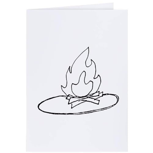 Azeeda 4 x 'Lagerfeuer' Geschenkanhänger (GI00040588) von Azeeda