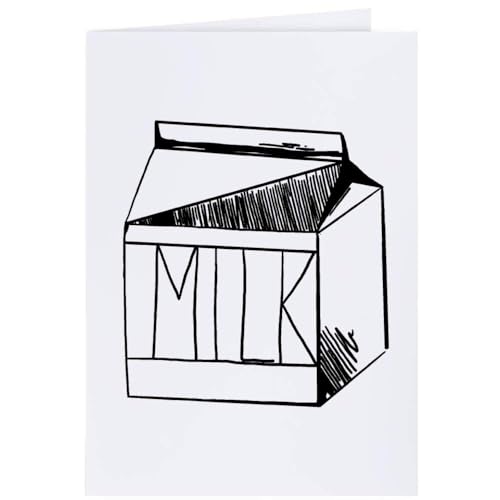 Azeeda 4 x 'Milchpackung' Geschenkanhänger (GI00026717) von Azeeda