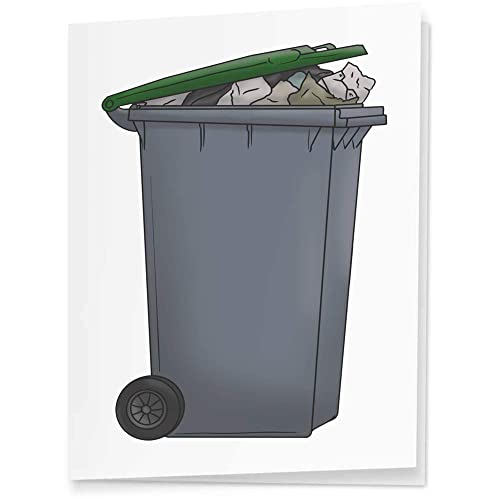 Azeeda 4 x 'Mülltonne' Geschenkanhänger (GI00065611) von Azeeda