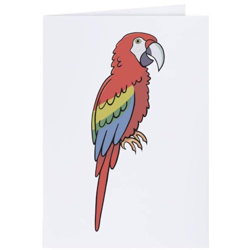 Azeeda 4 x 'Papagei' Geschenkanhänger (GI00025652) von Azeeda