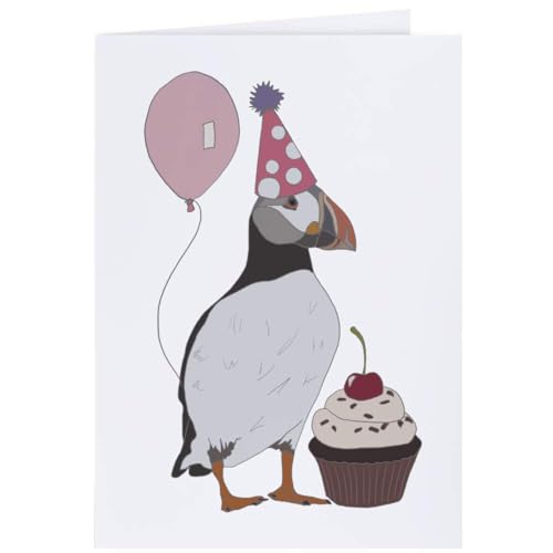 Azeeda 4 x 'Party Papageientaucher' Geschenkanhänger (GI00038104) von Azeeda