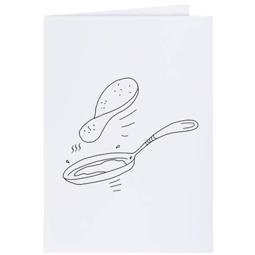 Azeeda 4 x 'Pfannkuchen wenden' Geschenkanhänger (GI00086934) von Azeeda
