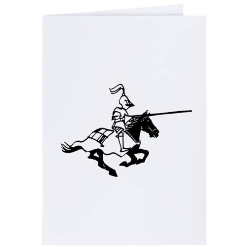 Azeeda 4 x 'Springender Ritter' Geschenkanhänger (GI00036416) von Azeeda