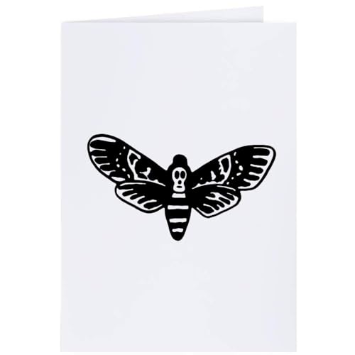 Azeeda 4 x 'Todeskopf-Motte' Geschenkanhänger (GI00025117) von Azeeda
