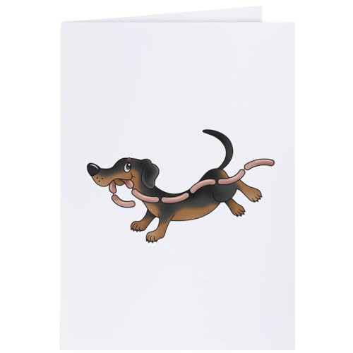Azeeda 4 x 'Wursthund' Geschenkanhänger (GI00033431) von Azeeda