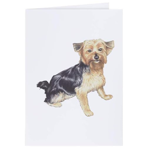 Azeeda 4 x 'Yorkshire-Terrier' Geschenkanhänger (GI00028187) von Azeeda
