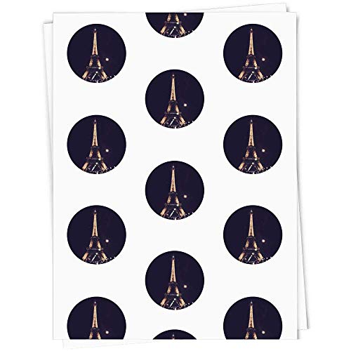 Azeeda 5 x A1 'Eiffelturm' Geschenkverpackung/Papierrolle (GI00003834) von Azeeda