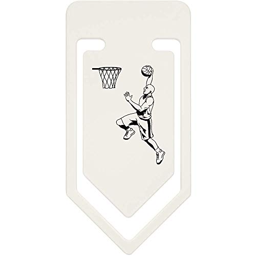 Azeeda 91mm 'Basketball-Spieler' Große Plastik Büroklammer (CC00046354) von Azeeda