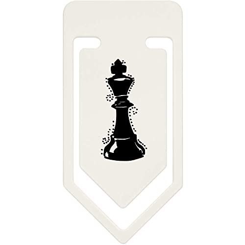 Azeeda 91mm 'König Schachfigur' Große Plastik Büroklammer (CC00068313) von Azeeda