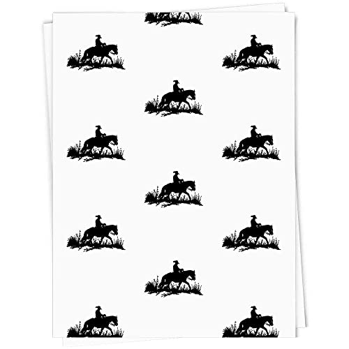 Azeeda A1 'Cowboy auf Pferd' Geschenkverpackung/Papierpapierblatt (GI00065816) von Azeeda