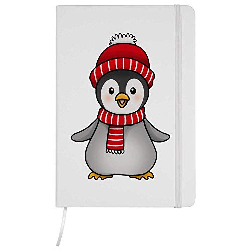 Azeeda A5 'Baby Pinguin' Weißes Liniertes Notizbuch Gebundenem Buch (NB00007595) von Azeeda