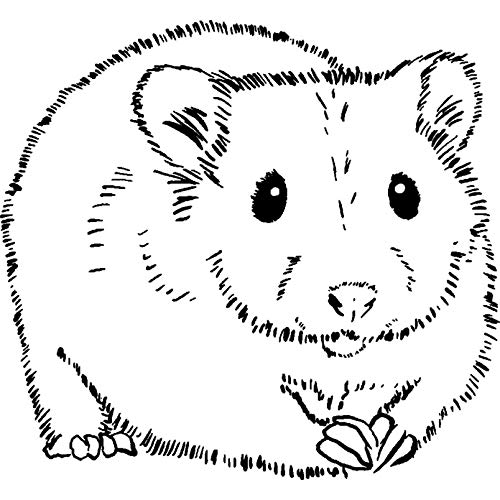 A8 'Hamster' Stempel (Unmontiert) (RS00032723) von Azeeda