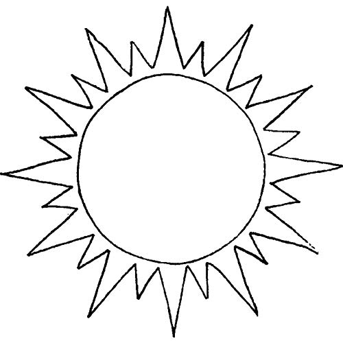 Azeeda A8 'Sonne' Stempel (Unmontiert) (RS00016400) von Azeeda