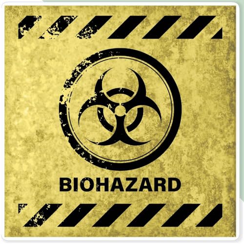 Azeeda Extra große 460 mm 'Biohazard-Zeichen' Permanente Aufkleber (DW00095859) von Azeeda
