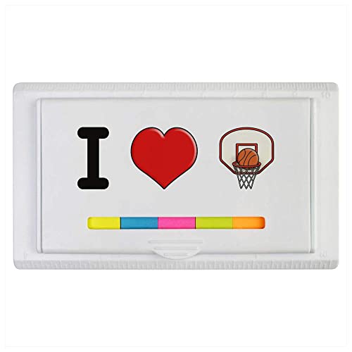 Azeeda 'I Love Basketball' Haftnotizblock/Lineal (ST00023412) von Azeeda