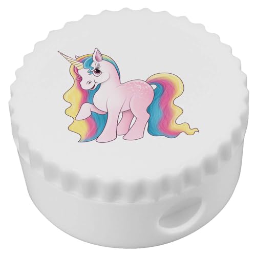 Azeeda 'Regenbogen Einhorn' Kompakt Spitzer (PS00015611) von Azeeda
