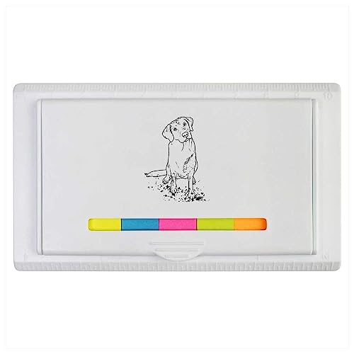 Azeeda 'Schlammiger Labrador' Haftnotizblock/Lineal (ST00026810) von Azeeda