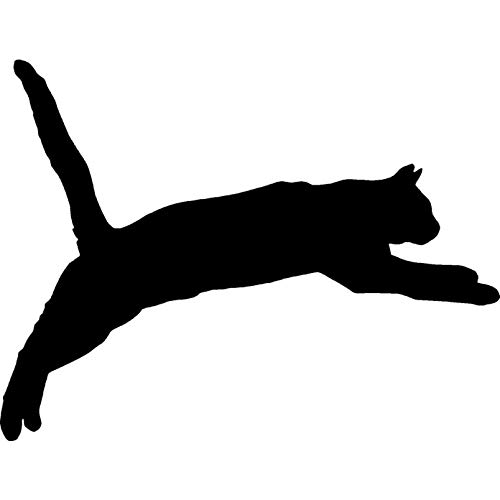 Azeeda 'Springende Katze' Unmontierter Gummistempel - für Basteln, Scrapbooking und Kartengestaltung - Größe A7 (RS00007632) von Azeeda