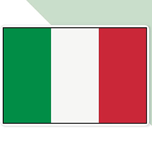 Extra große 460 mm 'Italienische Flagge' Permanente Aufkleber (DW00033068) von Azeeda