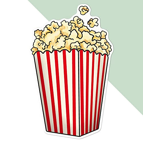 Große 210mm 'Popcorn' Permanente Aufkleber (DW00034539) von Azeeda