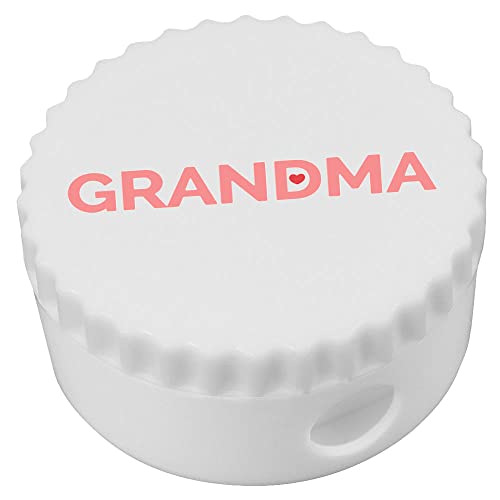 Kompakter Bleistiftspitzer "Grandma Text" (PS00034597) von Azeeda