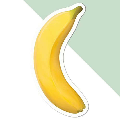Mittel 100mm 'Banane' Permanente Aufkleber (DW00043306) von Azeeda