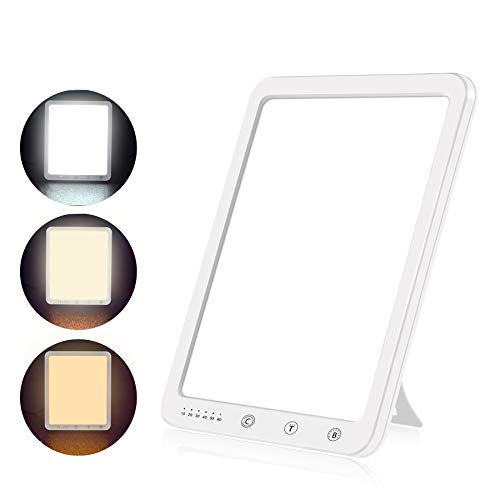 Azhien Tageslichtlampe 10000 Lux,Energy Sonnenlicht Lampe mit 3 Farbmodi,Tragbare Touch-Steuerung LED Vollspektrumlampe mit 5 Einstellbaren Helligkeiten,UV-Frei,CRI>90,Speicherfunktion&Timer Azhien Tageslichtlampe 10000 Lux,Energy Sonnenlicht Lampe mit 3 Farbmodi,Tragbare Touch-Steuerung LED Vollspektrumlampe mit 5 Einstellbaren Helligkeiten,UV-Frei,CRI>90,Speicherfunktion&Timer von Azhien