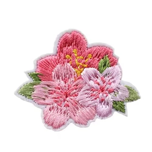 Azxcvbnm Ästhetische Reparaturflicken zum Aufbügeln, bestickte Flicken mit Blumen, zum Aufnähen oder Aufnähen für Kleidung Azxcvbnm Ästhetische Reparaturflicken zum Aufbügeln, bestickte Flicken mit Blumen, zum Aufnähen oder Aufnähen für Kleidung von Azxcvbnm