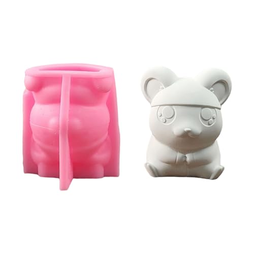 Azxcvbnm Silikonformen für Hamsterstatue für Seife, Heimdekoration, Tierform, Silikonformen für Epoxidharz von Azxcvbnm