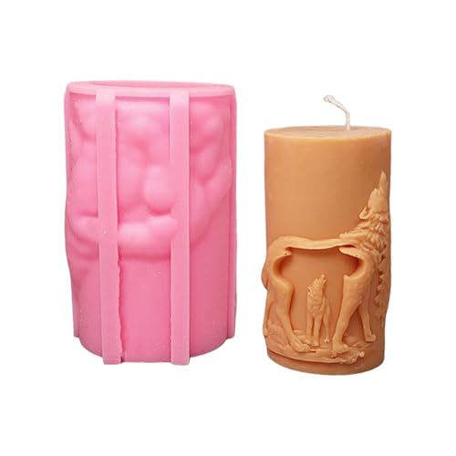 Azxcvbnm Zylindrische Wolfsformen, Gießformen, Silikon, Ornamentformen, für Urlaubsdekorationen Azxcvbnm Zylindrische Wolfsformen, Gießformen, Silikon, Ornamentformen, für Urlaubsdekorationen von Azxcvbnm