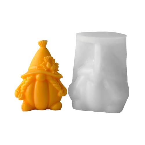 Einfache Veröffentlichung Von Silikonkürbis Gnomen Kerzenhersteller Form Für Künstlerische Kreationen Und Festival Geschenkprojekte Halloween Making Silicon Schimmel von Azxcvbnm
