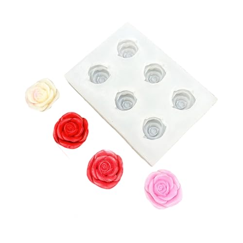 Hitzebeständige Silikon Rose Handwerksform Für Schmuckzubehör Seife Schokolade Detailliertes Design Backform Silikonschmuck Tool Für Handwerk von Azxcvbnm