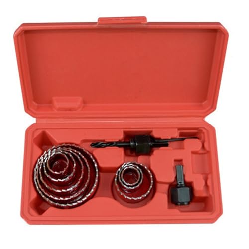 Holzarbeiter Hausreparatur 19-64 Mm Multi Size Loch Loch Loch Säge Für Weichholz Und Kunststoff Effiziente Bohrwerkzeugkits von Azxcvbnm