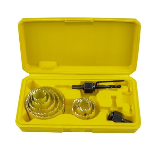 Holzarbeiter Hausreparatur 19-64 Mm Multi Size Loch Loch Loch Säge Für Weichholz Und Kunststoff Effiziente Bohrwerkzeugkits von Azxcvbnm