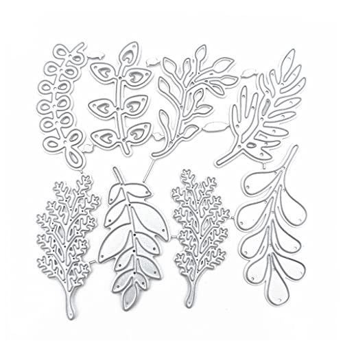 Metall-Stanzschablone mit Ästen, Blättern, Schablone, Scrapbooking, Album, Papier, Karte, Vorlage, Präge, Dekoration, Metall-Stanzformen zum Basteln Metall-Stanzschablone mit Ästen, Blättern, Schablone, Scrapbooking, Album, Papier, Karte, Vorlage, Präge, Dekoration, Metall-Stanzformen zum Basteln von Azxcvbnm