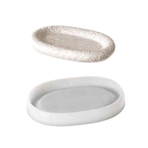 Oval Geformte Silikonschale Formputztabelle Schimmelpilze Epoxidharzplatte Form Handgefertigt Home Dekoration Lieferungen von Azxcvbnm